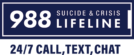 988 Suicide & Crisis Lifeline. 24/7 call, text, chat